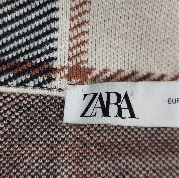 Zara Bloggers Fave Plaid-Houndstooth Double Breast Lightweight Oversized… - Picture 11 of 14